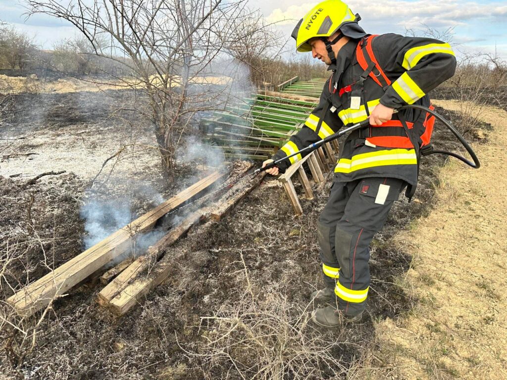 Tűz Hészoba dűlőn